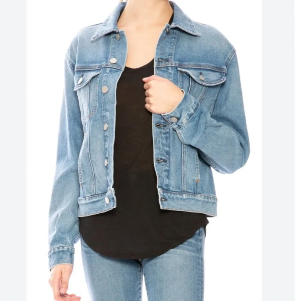 CQY Denim Harper Jacket. Luxury denim, Size Small - Picture 4 of 13